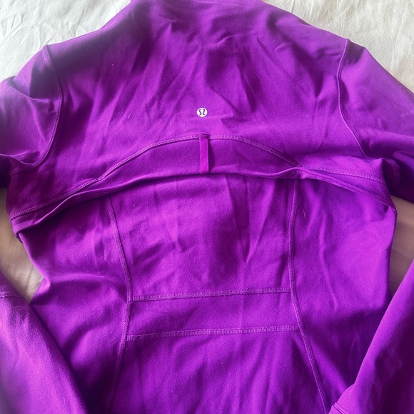 Lululemon purple long sleeve zip up - Picture 2 of 3